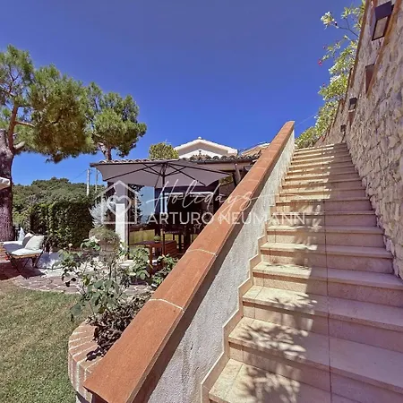 144 - Porzione Di In Originale Pietra Del Conero Con Meravigliosa Vista Mare Wifi Aria Condizionata White In Omaggio Dal Lun Al Ven Fino Al 2 Agosto 빌라 시롤로